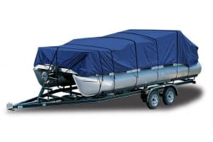 budge blue 1200 denier pontoon boat cover