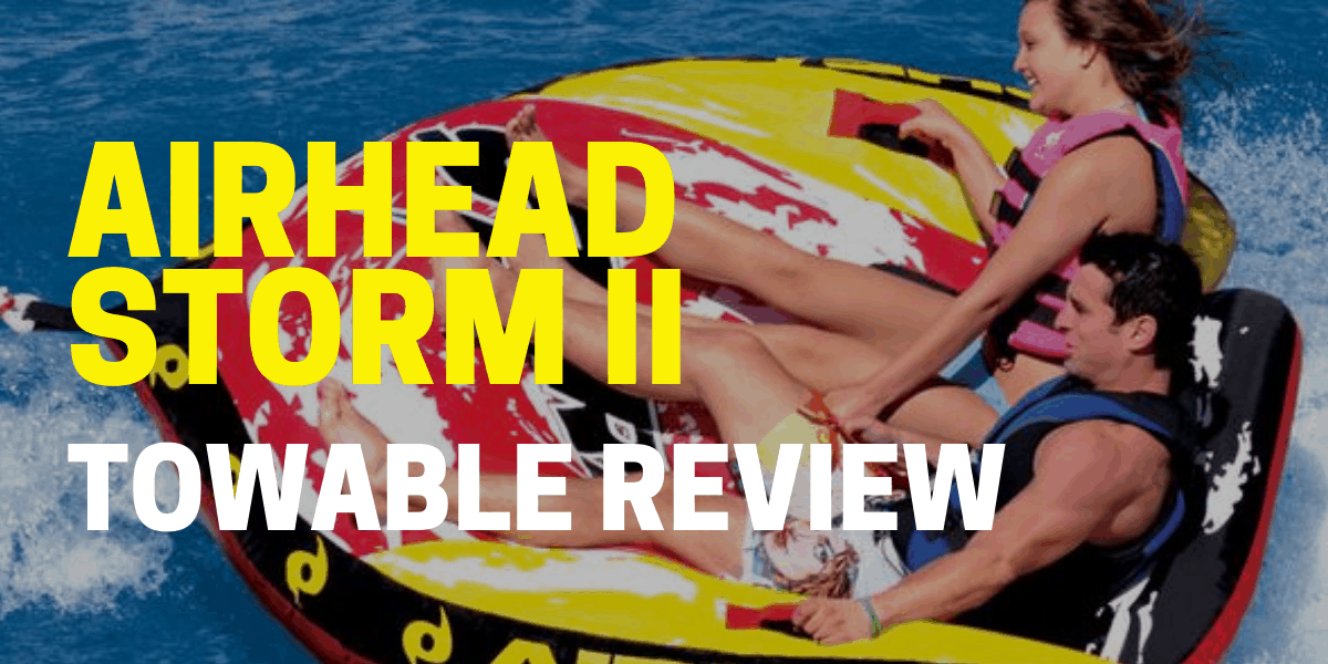 Inflatable Towable Tube Review for 2021 | Airhead AHST-2 Storm II