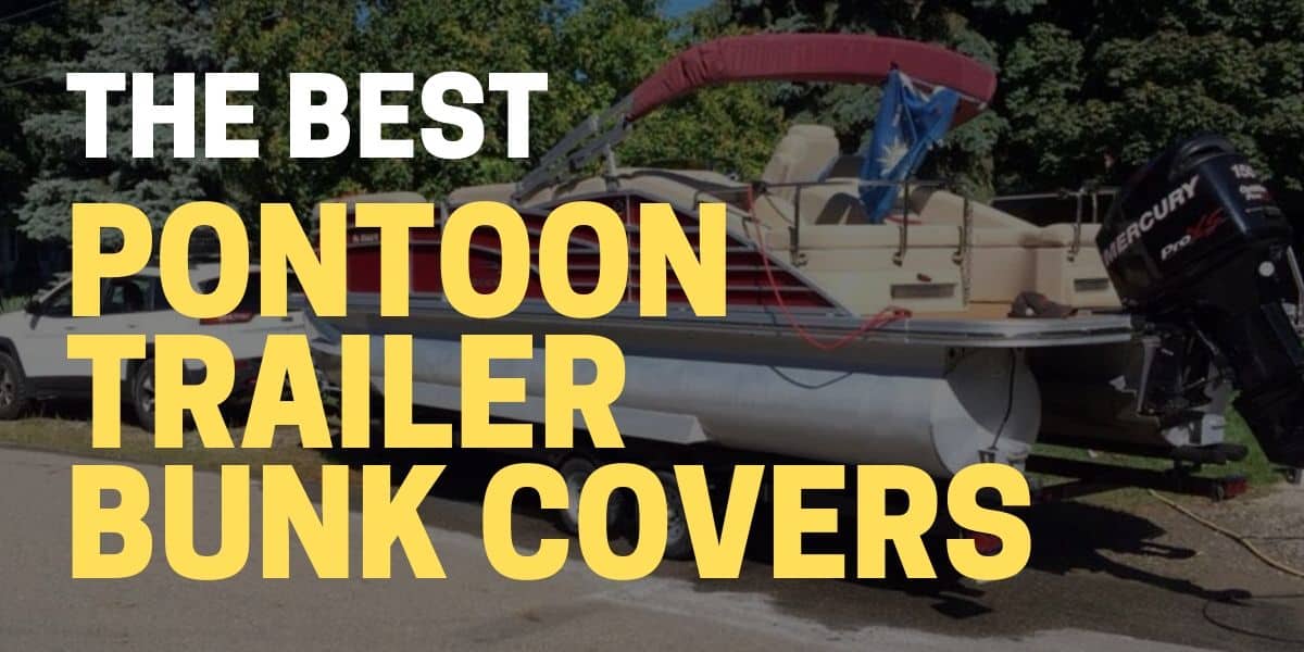 plastic bunk covers pontoon trailer