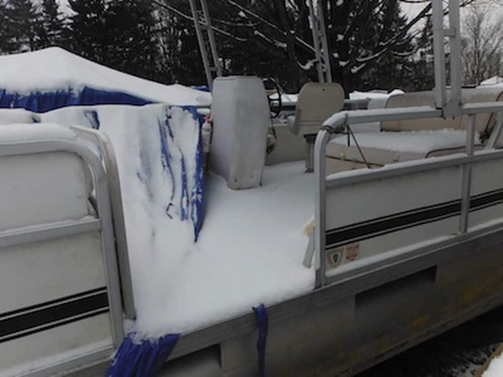 pontoon snow cover will increase the life of you pontoon