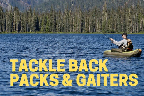 fisherman using high rated fishing float tube accessories on lake