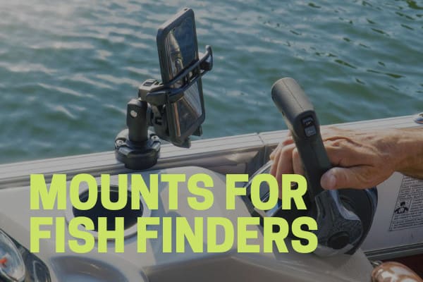 fish finder mounth pontoon boat accessory