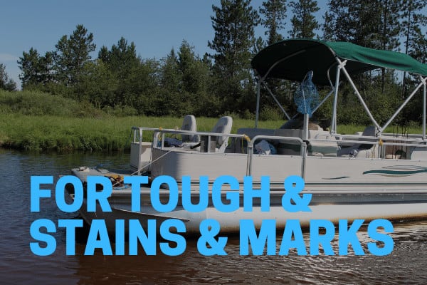 aluminum pontoon cleaners for tough stains and marks